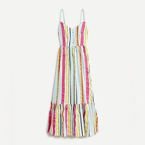 J.crew tiered midi dress 4